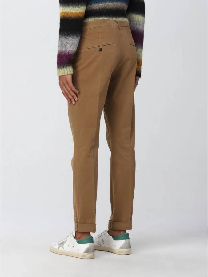 Dondup Cropped Trousers Bruin Heren