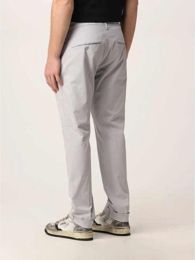 Dondup Cropped Trousers Wit Heren