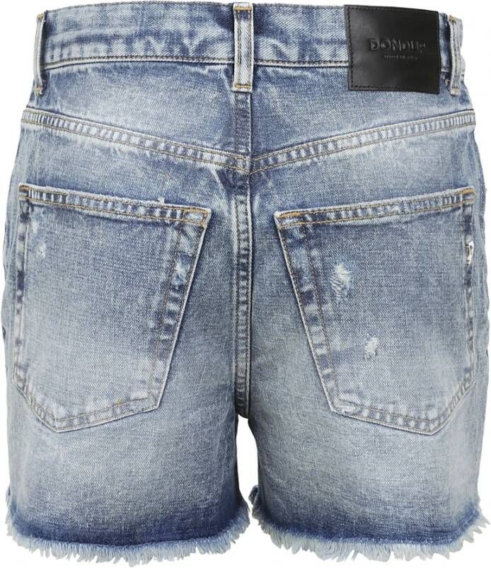 Dondup Denim Shorts Blauw Dames