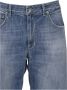 Dondup Regular Fit Lage Taille Denim Shorts Blue Heren - Thumbnail 8