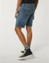 Dondup Regular Fit Lage Taille Denim Shorts Blue Heren - Thumbnail 6
