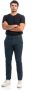 Dondup Blauwe Katoenen Broek met Riemlussen Blue Heren - Thumbnail 1