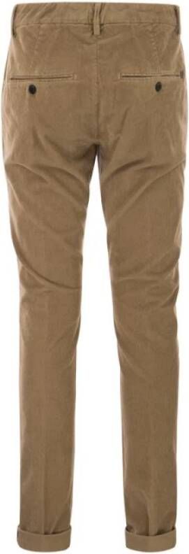 Dondup Gaubert Slim milleraies broek Bruin Heren