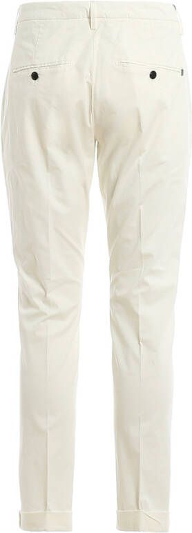 Dondup Slim-fit broek Wit Heren