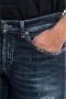 Dondup Slim-Cut Opgerolde Zoom Distressed Jeans Blue Heren - Thumbnail 8