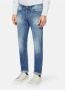 Dondup George Skinny Fit Jeans in Blauwe Organische Denim Blue Heren - Thumbnail 8