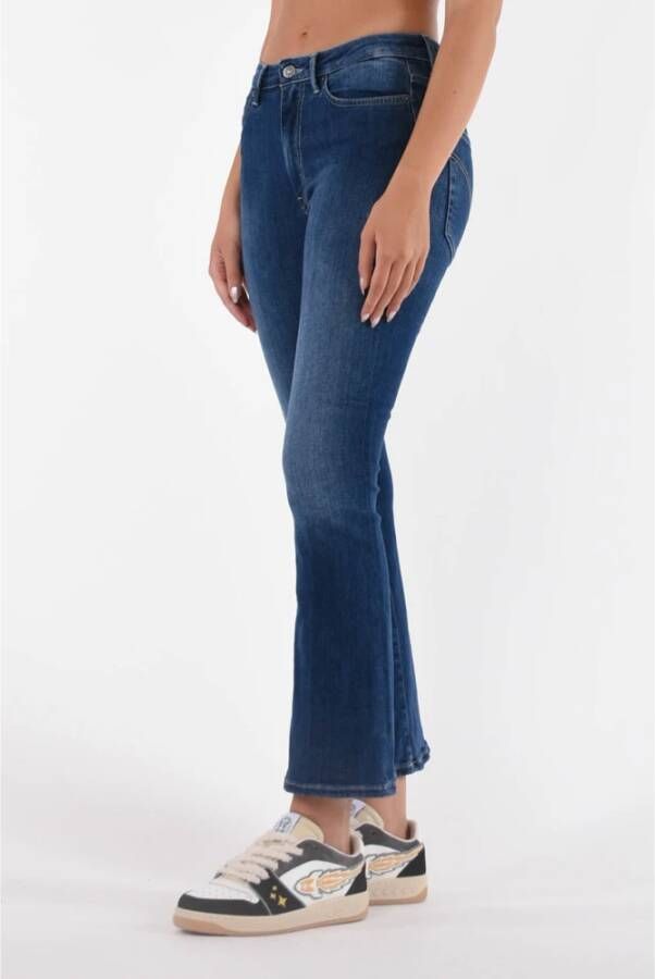 Dondup Hoge taille Super Skinny Bootcut Jeans Blauw Dames