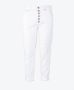 Dondup Koons Cropped Jeans Trendy Loose Fit met Juweelknopen White Dames - Thumbnail 1