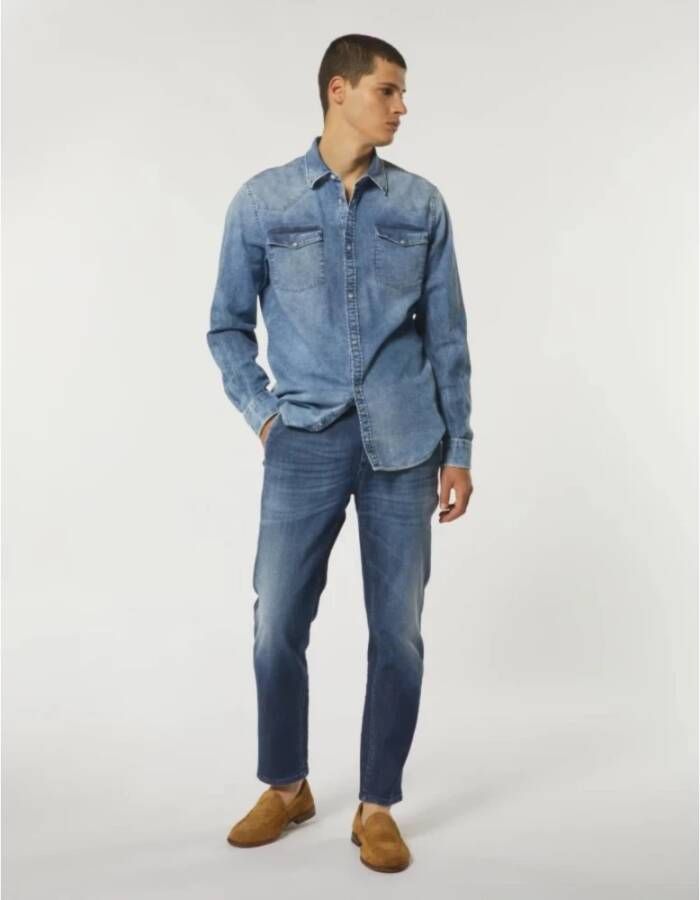 Dondup Stijlvolle Denim Jeans Blue Heren