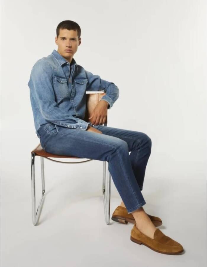 Dondup Stijlvolle Denim Jeans Blue Heren