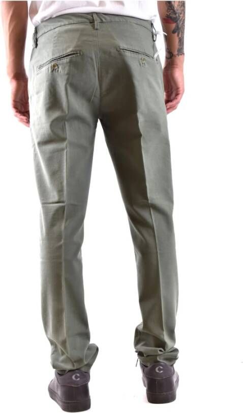 Dondup Rechte Pijp Broek Green Heren
