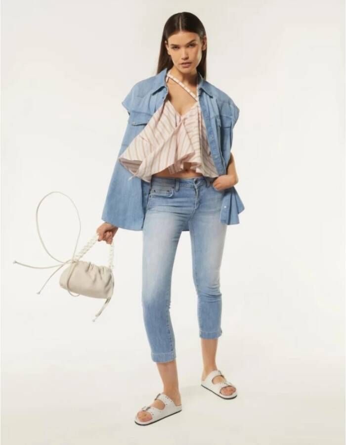 Dondup Rose Skinny Jeans Blue Dames