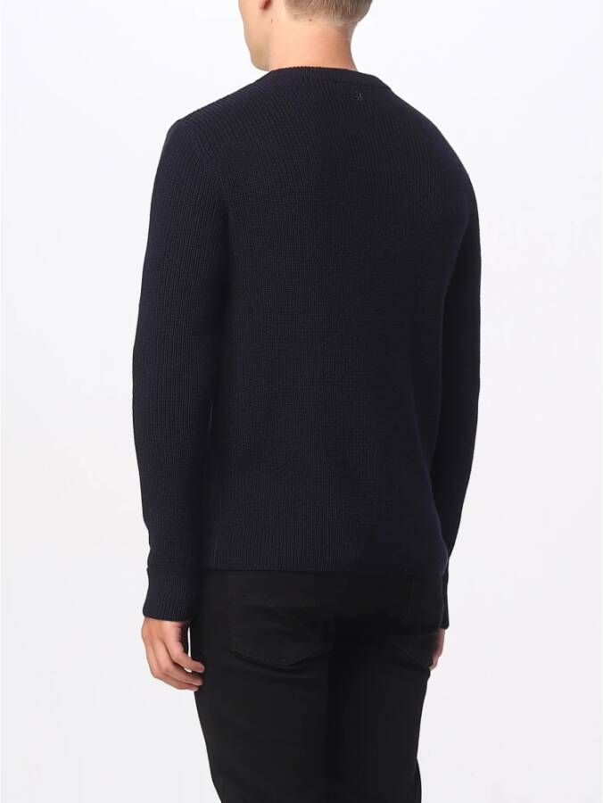 Dondup Round-neck Knitwear Blauw Heren