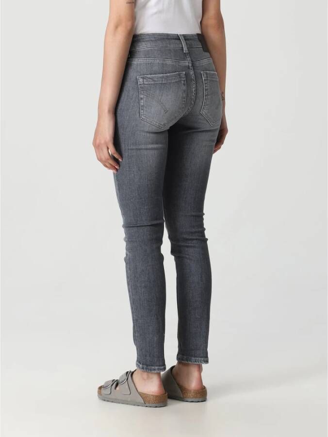 Dondup Skinny Jeans Grijs Dames