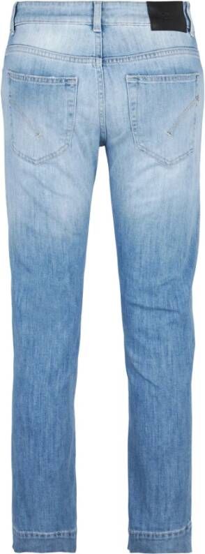 Dondup Slimfit-jeans Blauw Dames