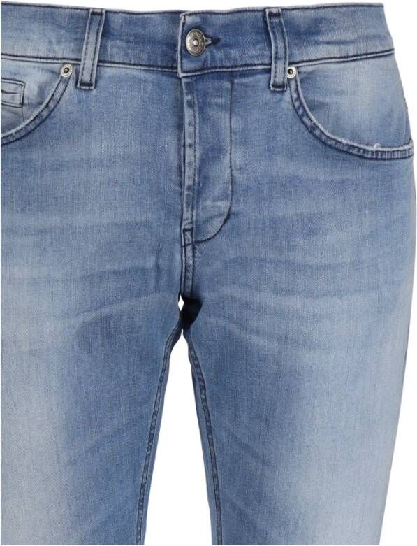 Dondup Slim-fit Jeans Blauw Heren
