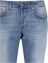 Dondup Stretch katoenen jeans met logodetail Blue Heren - Thumbnail 2