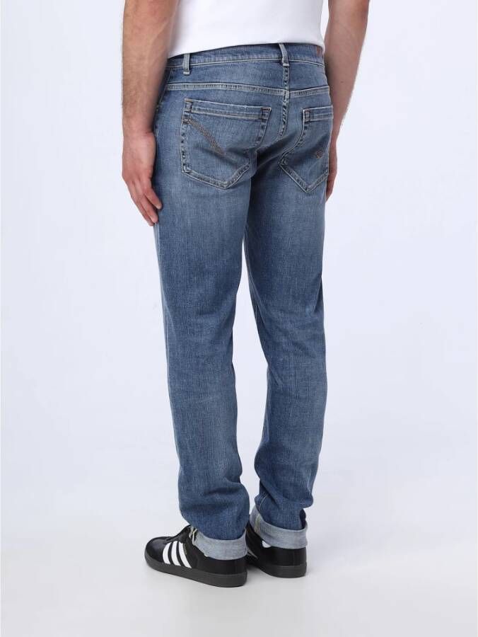 Dondup Slim-fit Jeans Blauw Heren