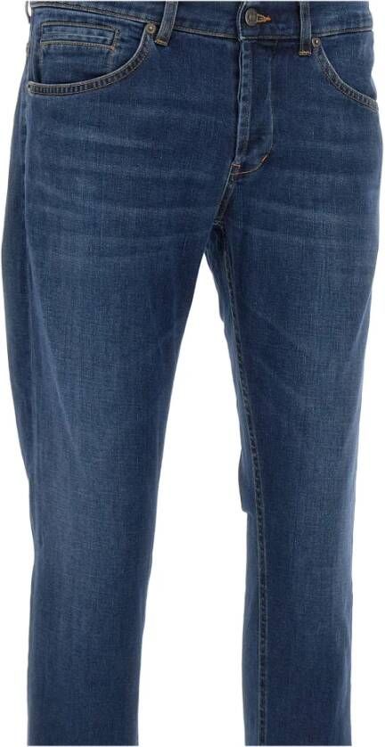 Dondup Slim-fit Jeans Blauw Heren