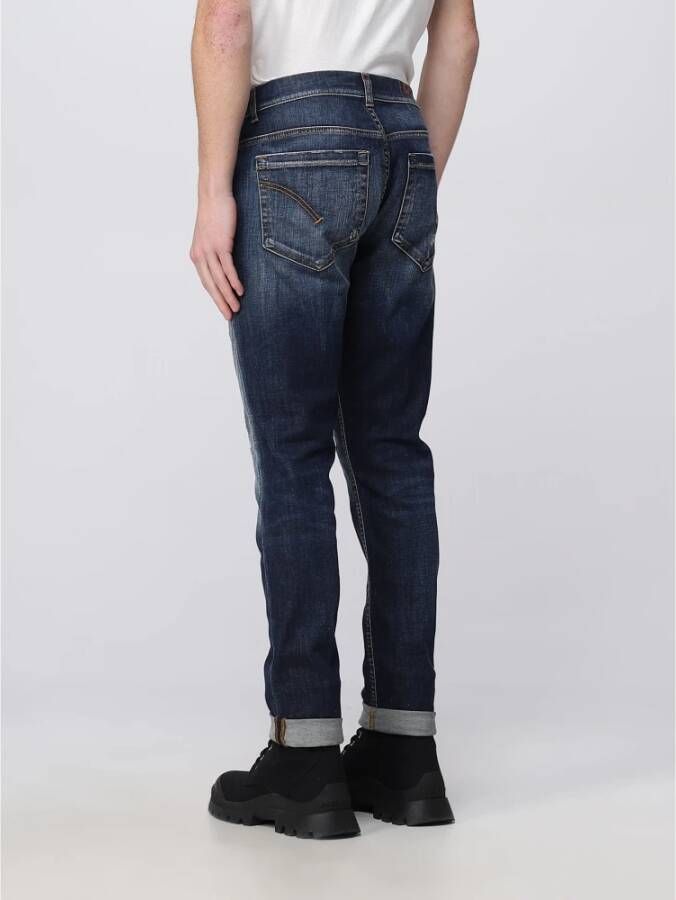 Dondup Slim-fit Jeans Blauw Heren