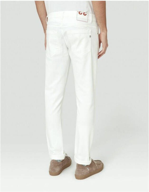 Dondup Slim-fit Jeans Wit Heren
