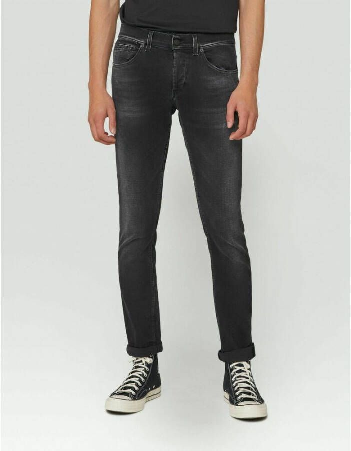 Dondup Slim-fit Jeans Zwart Heren