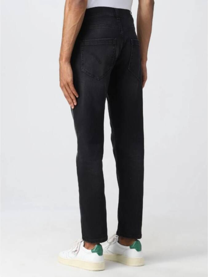 Dondup Slimfit-jeans Zwart Heren