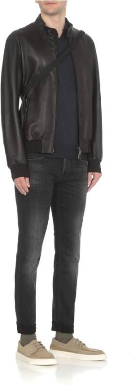 Dondup Slim-fit Jeans Zwart Heren