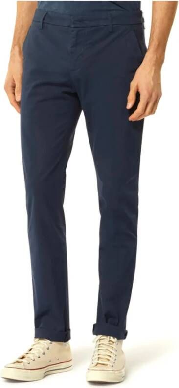 Dondup Slim-fit Trousers Blauw Heren