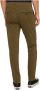 Dondup Slimme Chino Broeken met Stretch Gabardine Green Heren - Thumbnail 2