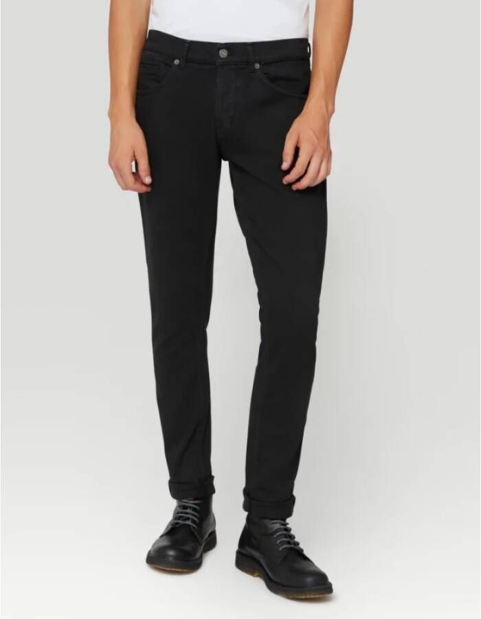 Dondup Stijlvolle Comfortabele Skinny Jeans voor Mannen Black Heren