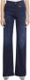 Dondup Blauwe Wide Leg Jeans met Gouden Accessoire Blue Dames - Thumbnail 2