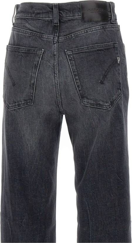 Dondup Straight Jeans Zwart Dames