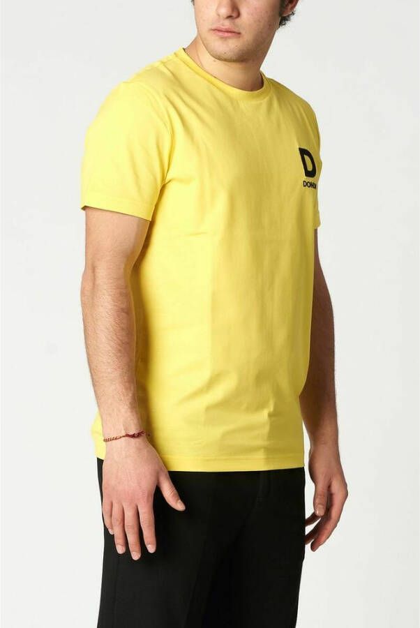 Dondup T-shirt Geel Heren