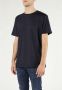 Dondup Regular Fit Katoenen T-Shirt met Voorlogo Blue Heren - Thumbnail 2