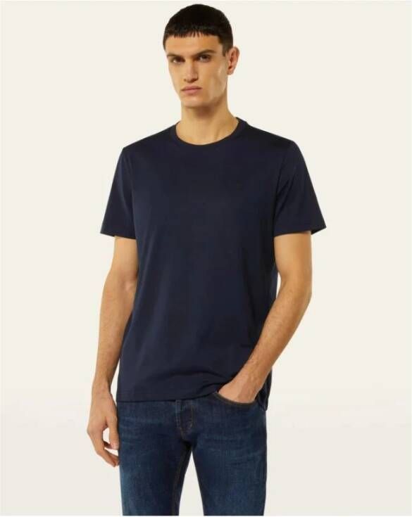 Dondup T-Shirts Blauw Heren