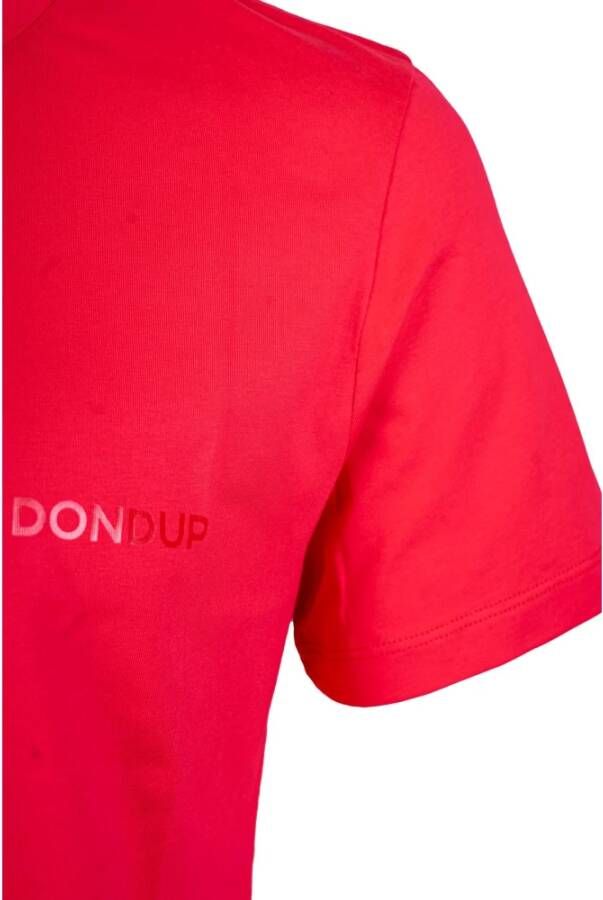 Dondup T-shirt Rood Heren