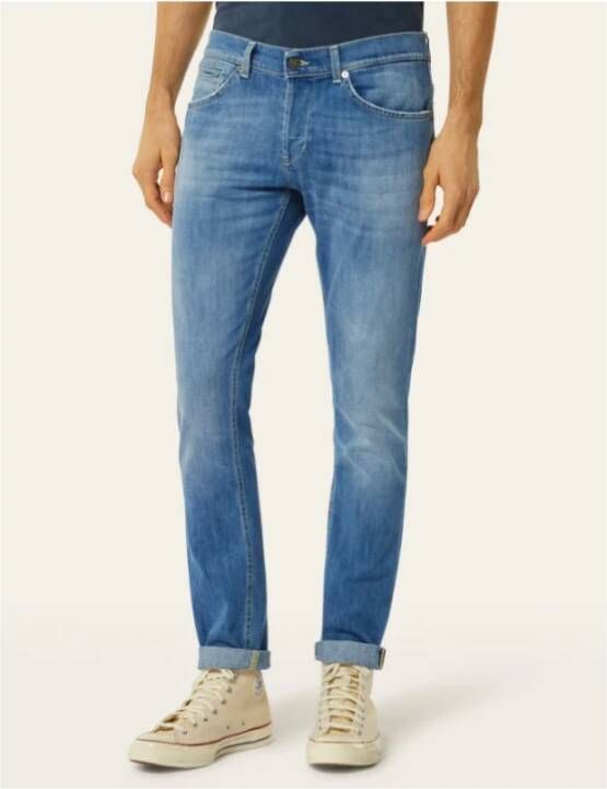 Dondup Trousers Blauw Heren