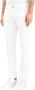 Dondup Slim Fit Metalen Knoop Chinos White Heren - Thumbnail 2