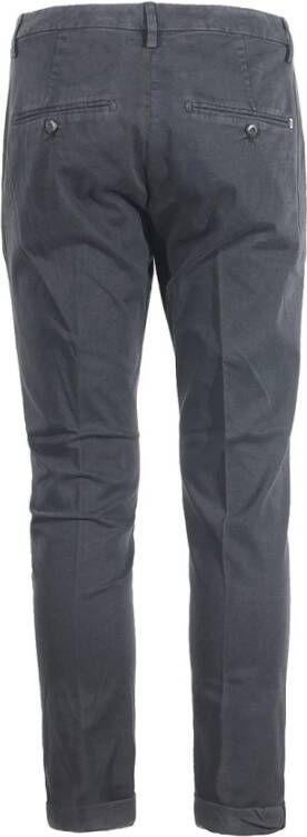 Dondup Zwarte Chinos met Voorsluiting Black Heren