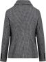 Douuod Woman Houndstooth Jas met Italiaanse Kraag Multicolor Dames - Thumbnail 3