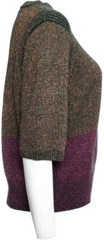 Dries van Noten Pre-owned Pre-eigenaarcottontops Bruin Dames