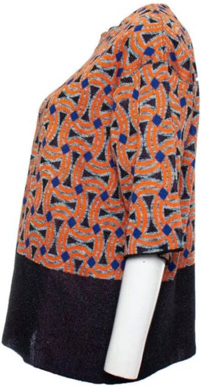Dries van Noten Pre-owned Pre-eigenaarcottontops Oranje Dames