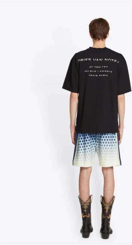 Dries Van Noten T-Shirts Zwart Heren