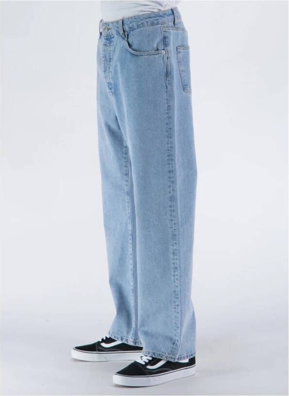 Drole de Monsieur Loose-fit Jeans Blauw Heren