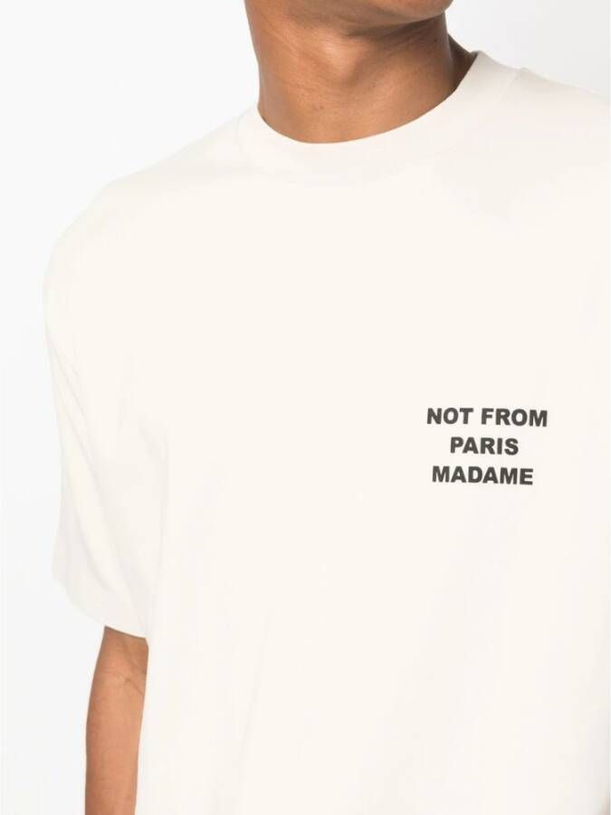 Drole de Monsieur T-Shirts Beige Heren