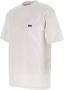 Drole de Monsieur Grappig Wit Katoenen T-Shirt met Geborduurd Logo White Heren - Thumbnail 1