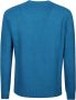 Drumohr Blauwe Ronde Hals Trui Blauw Heren - Thumbnail 2