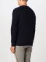 Drumohr Pure lamswollen crew neck sweater Blue Heren - Thumbnail 3