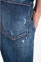 Dsquared2 Blauwe Skinny Fit Jeans met Vernielde Details Blauw Dames - Thumbnail 5